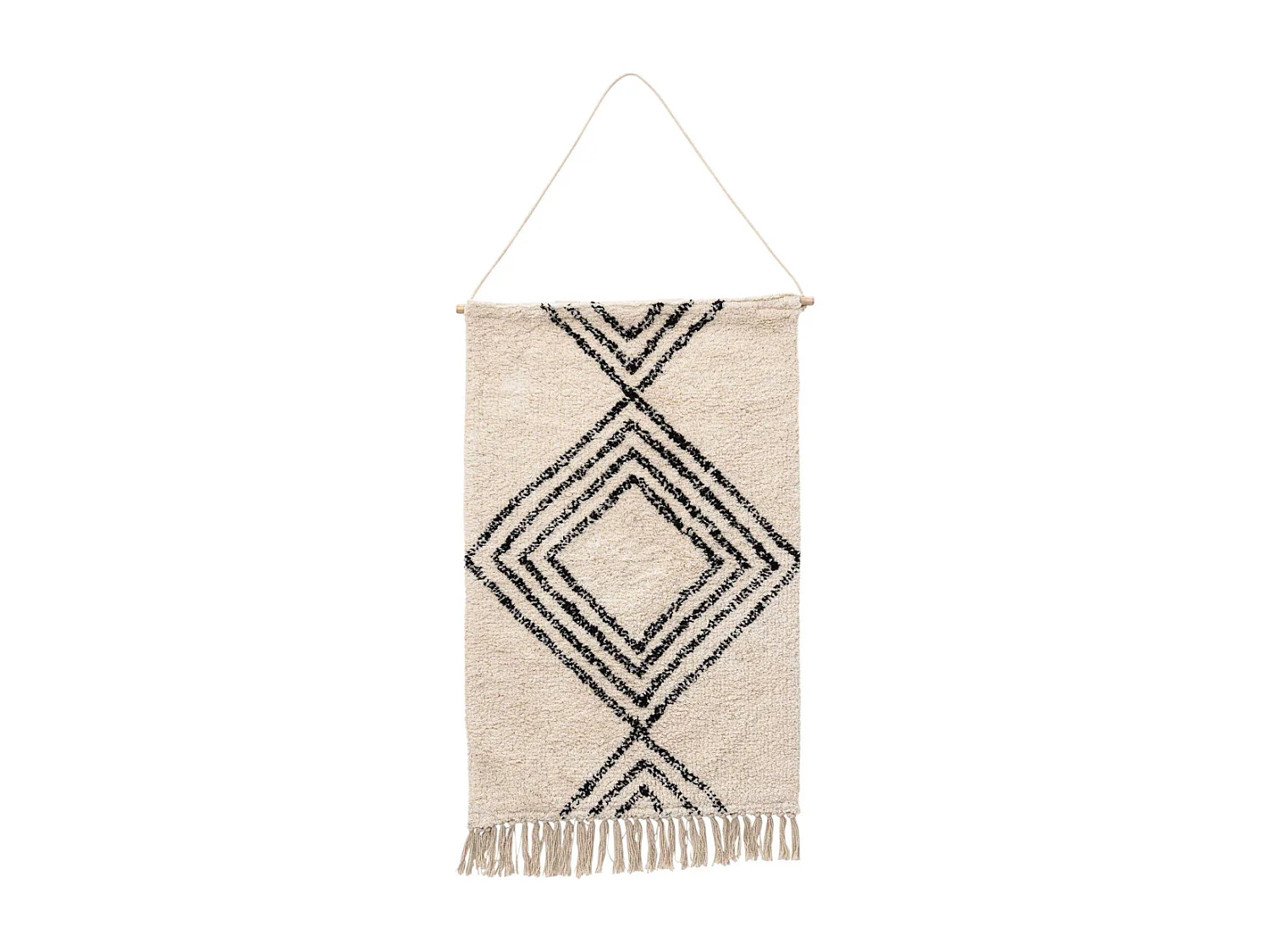 Toile Tapis à Suspendre "Love" 80cm Naturel