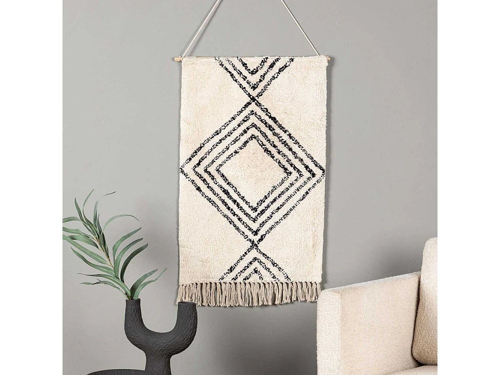 Love wanddecoratie katoen offwhite.