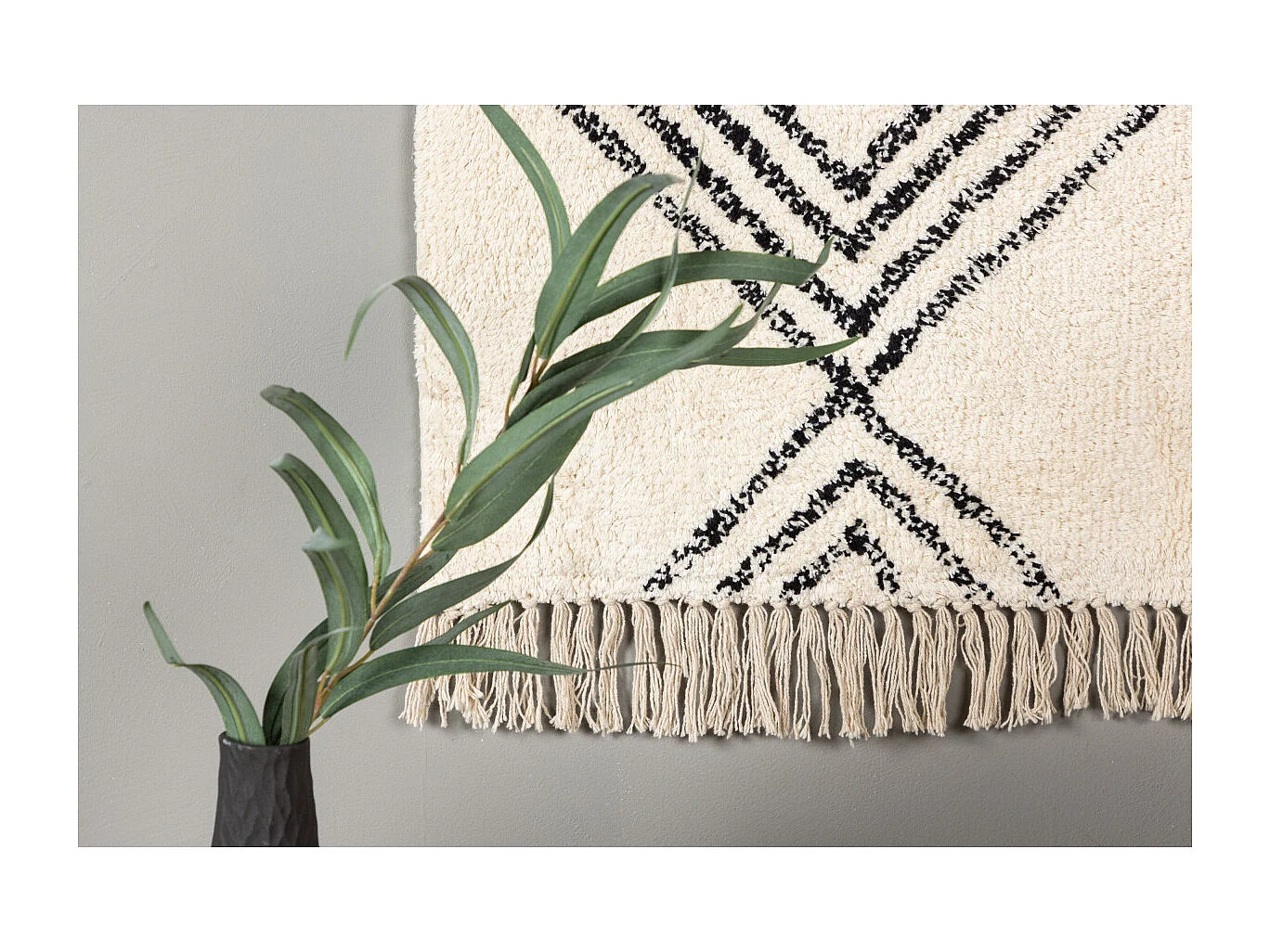 Toile Tapis à Suspendre "Love" 80cm Naturel