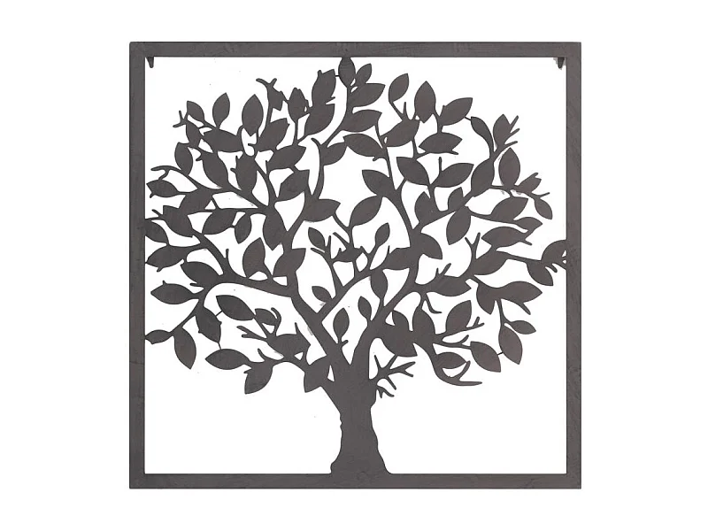 Décor mural Arbre en métal noir