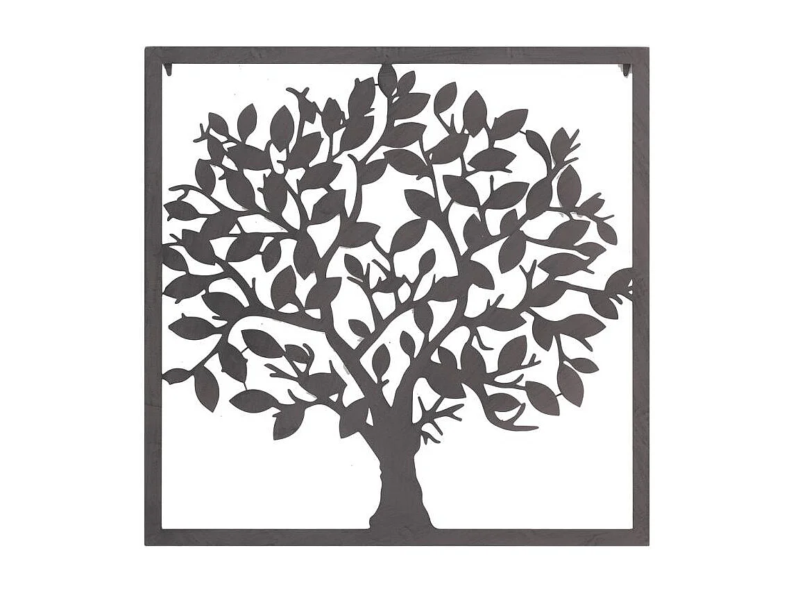 Décor mural Arbre en métal noir