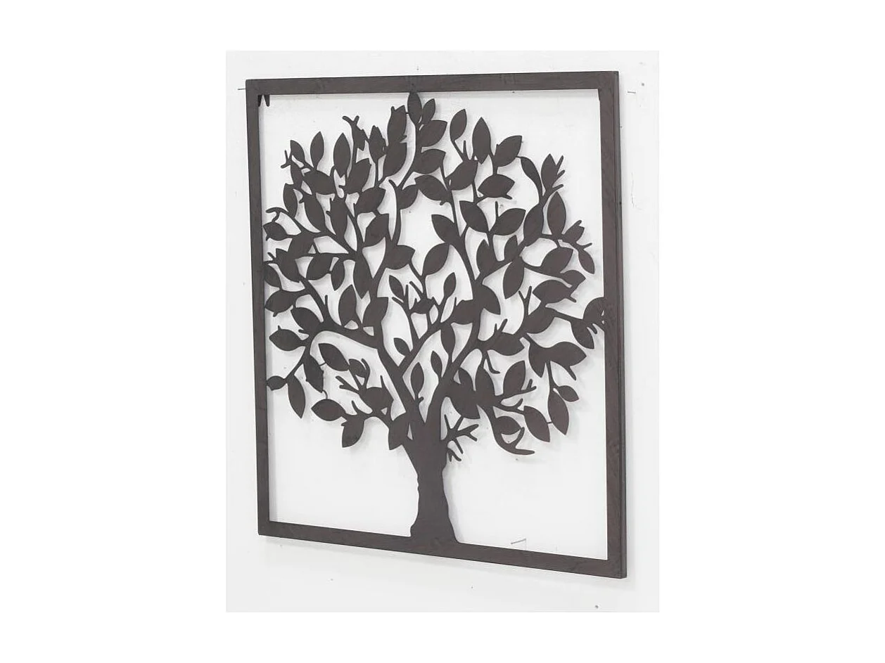 Décor mural Arbre en métal noir