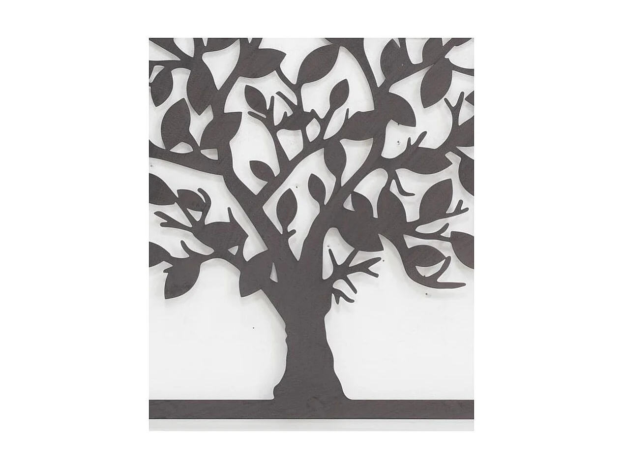 Décor mural Arbre en métal noir