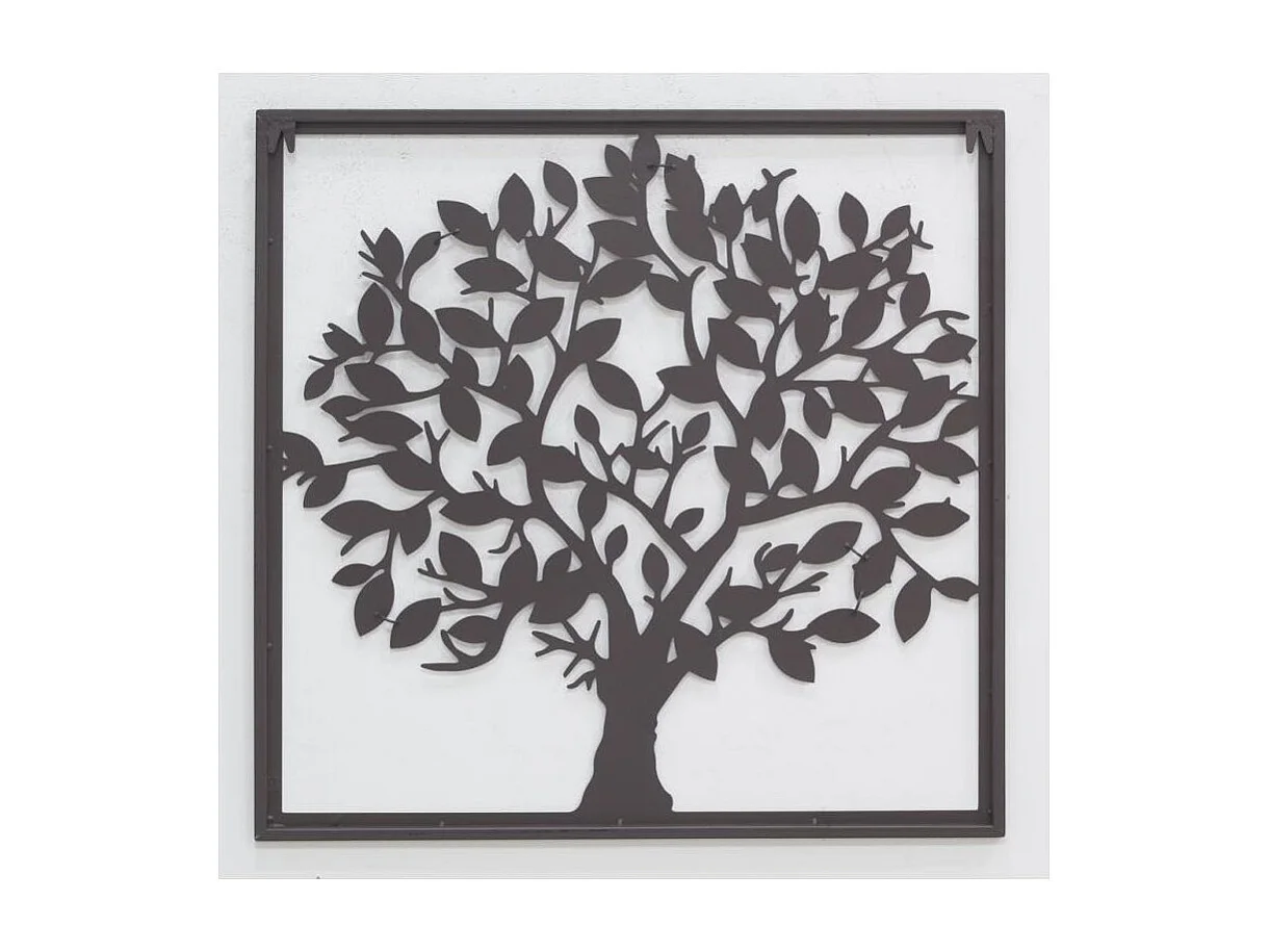 Décor mural Arbre en métal noir