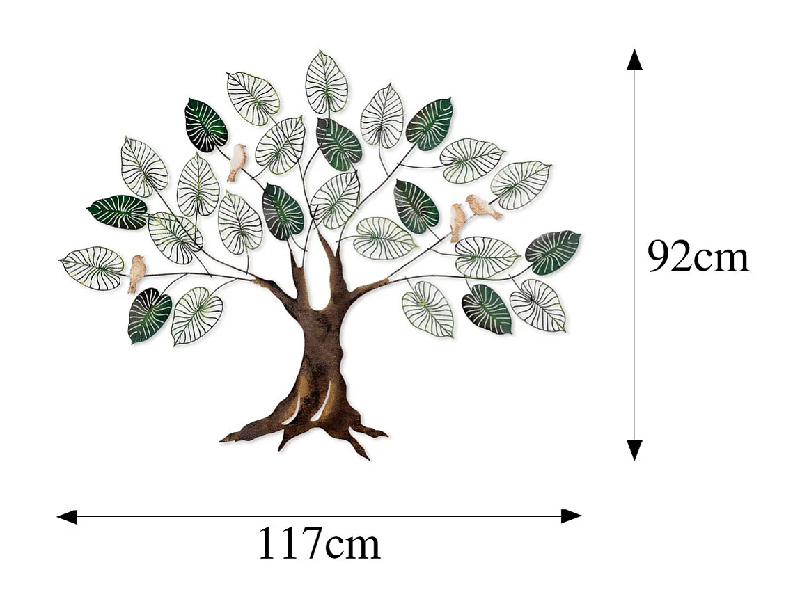 Décoration murale en métal Alder