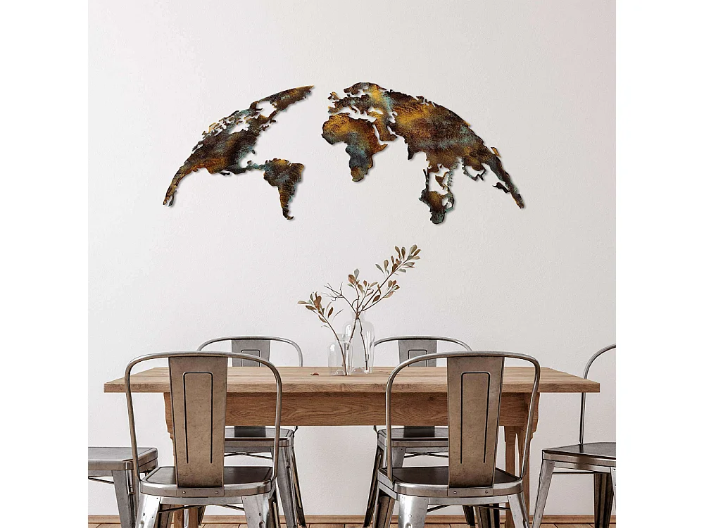 Accesorio decorativo de pared – 150 cm x 59 cm – metal