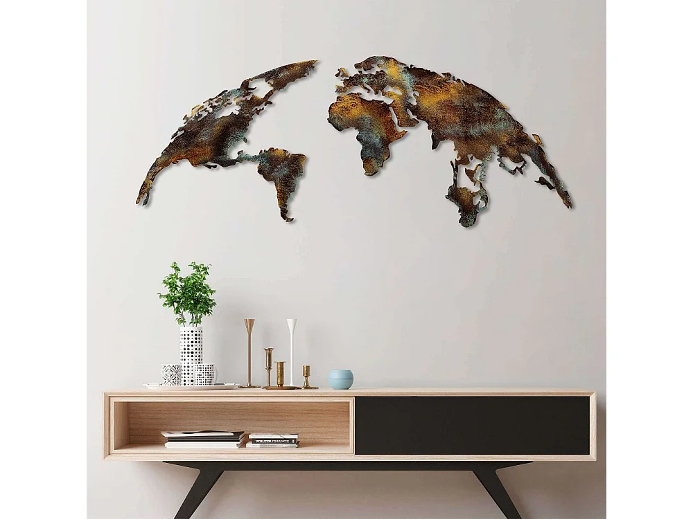 Accesorio decorativo de pared – 150 cm x 59 cm – metal