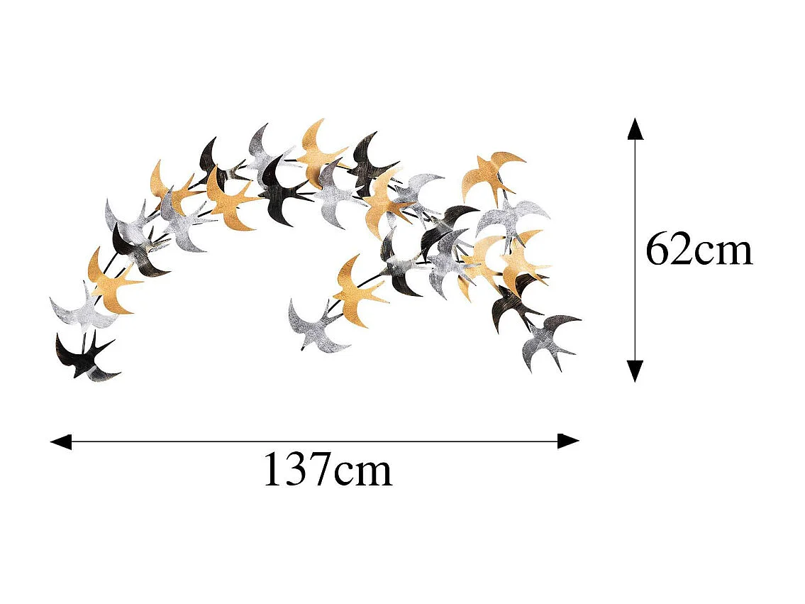 Décoration murale en métal Vol