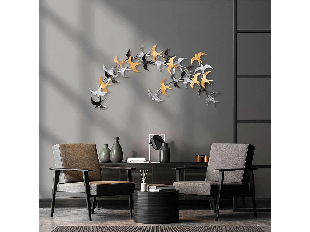 Décoration murale en métal Vol