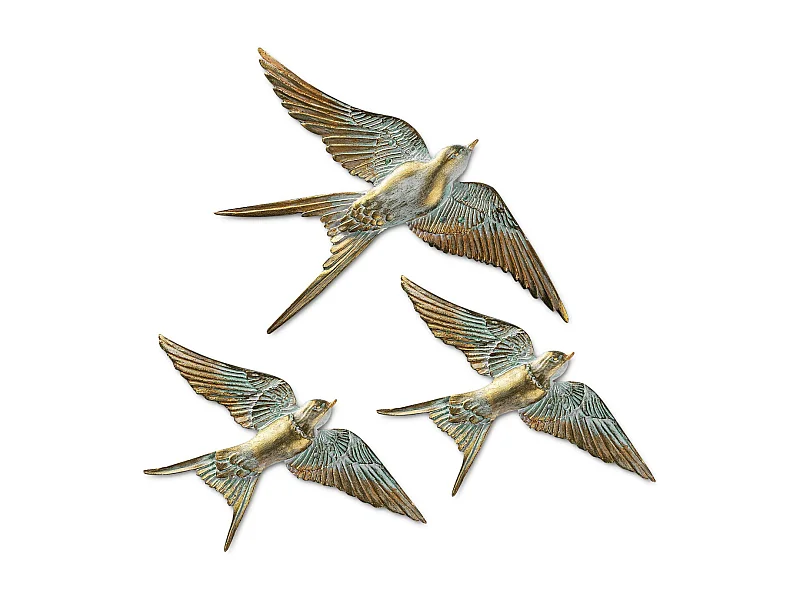 Décoration murale en polyester Oiseaux en vol Modèle 2