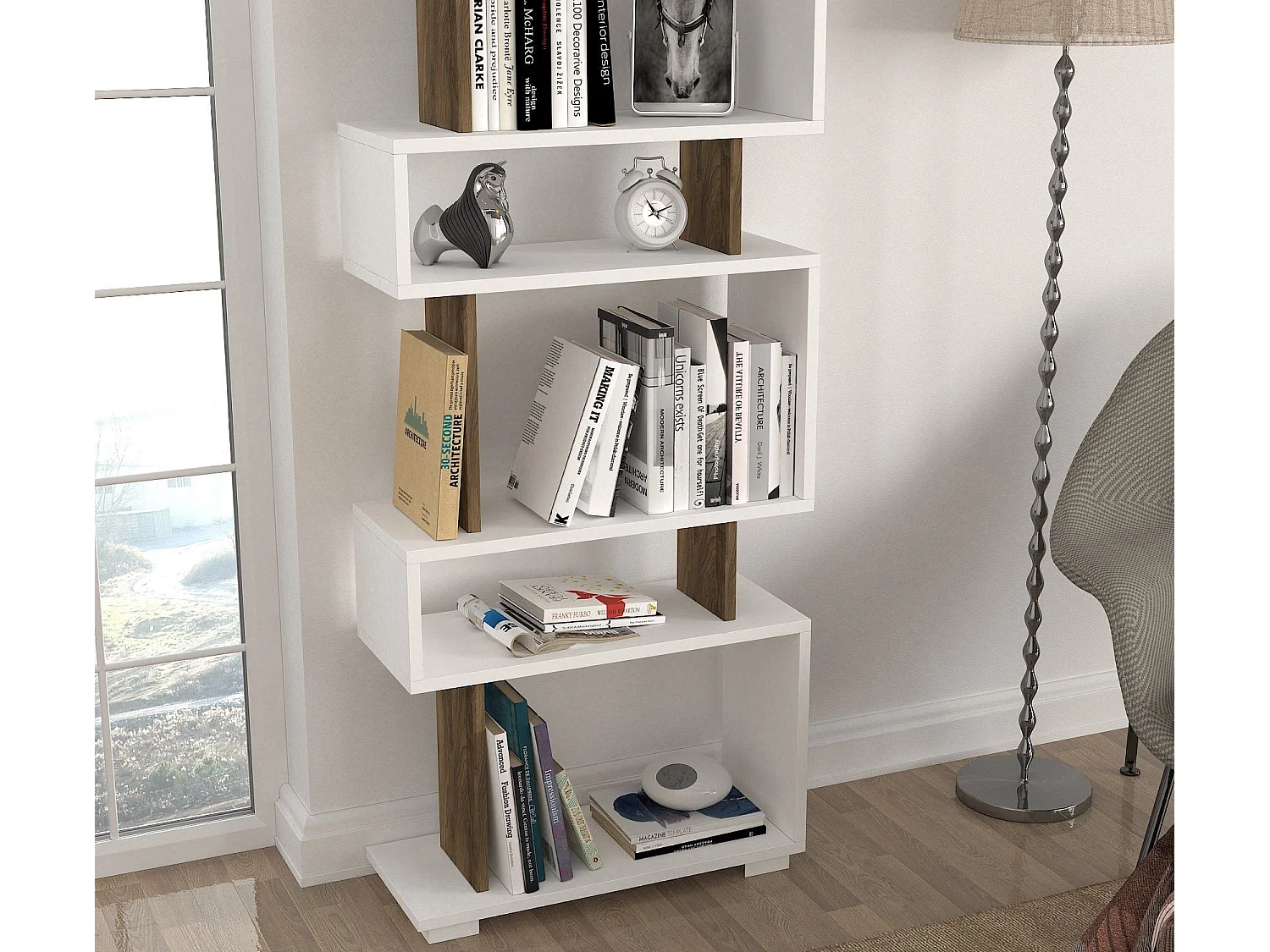 Etagère 6 tablettes H165 cm - BLOK