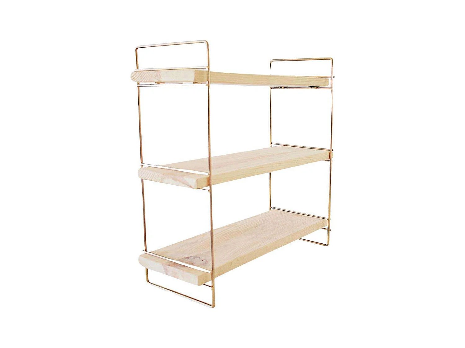 Etagère en bois et métal Rafi
