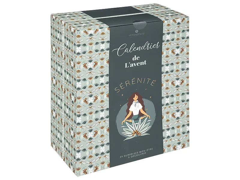 Calendrier de l'Avent 24 Surprises "Spa" 35cm Vert