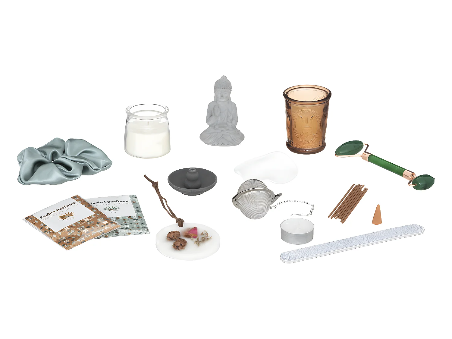 Calendrier de l'Avent 24 Surprises "Spa" 35cm Vert