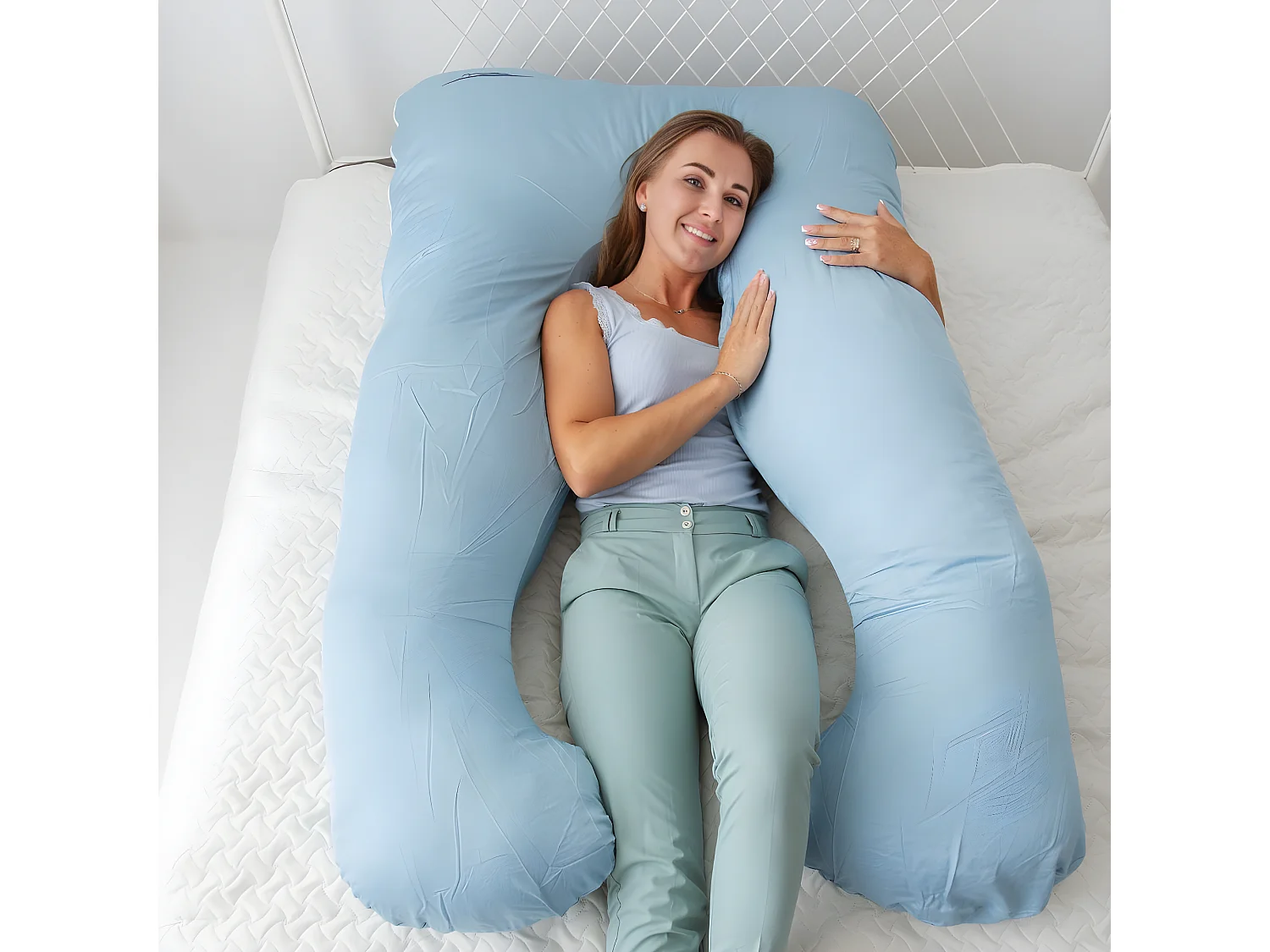 KomfortKissen- Hellblau