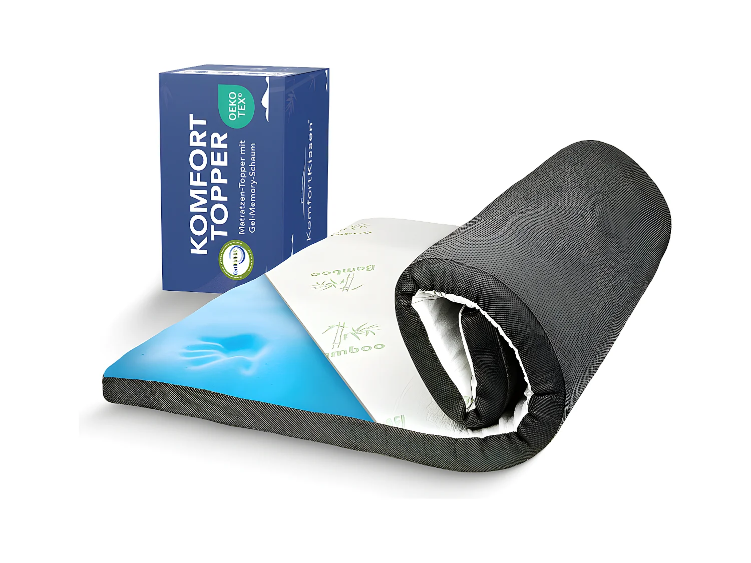 Komfort Topper - Gel Schaum Matratzentopper gegen Rückenschmerzen
