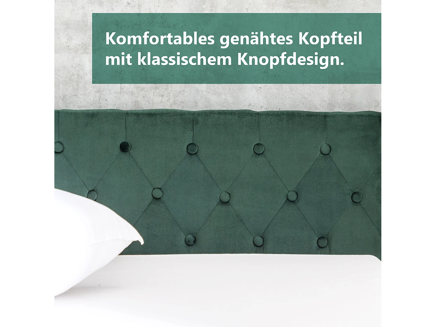 Lit coffre 140 x 200 cm avec rangement - velours - sommier à lattes - coloris vert rétro