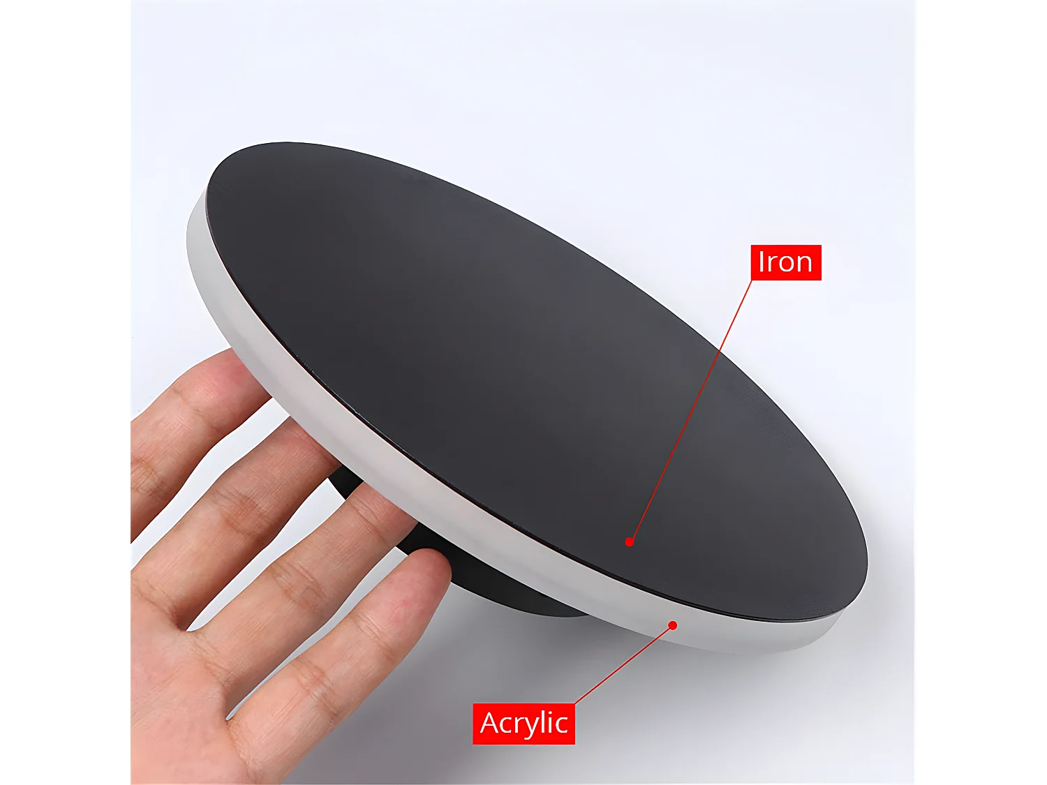 Applique murale led interrupteur tactile éclairage intérieur, 20*20*3.5cm, lumière blanc