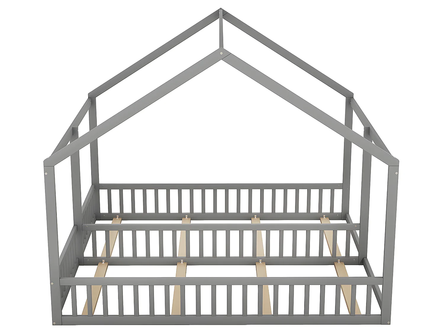 Lit cabane Lit 2 en 1 - 90 x 200 cm - Girs - Sweiko