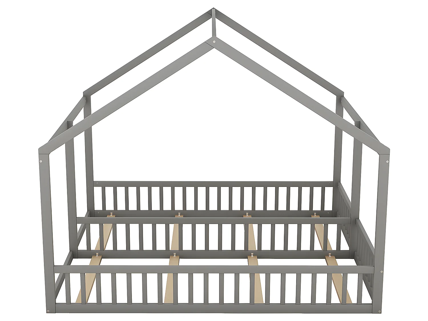 Lit cabane Lit 2 en 1 - 90 x 200 cm - Girs - Sweiko