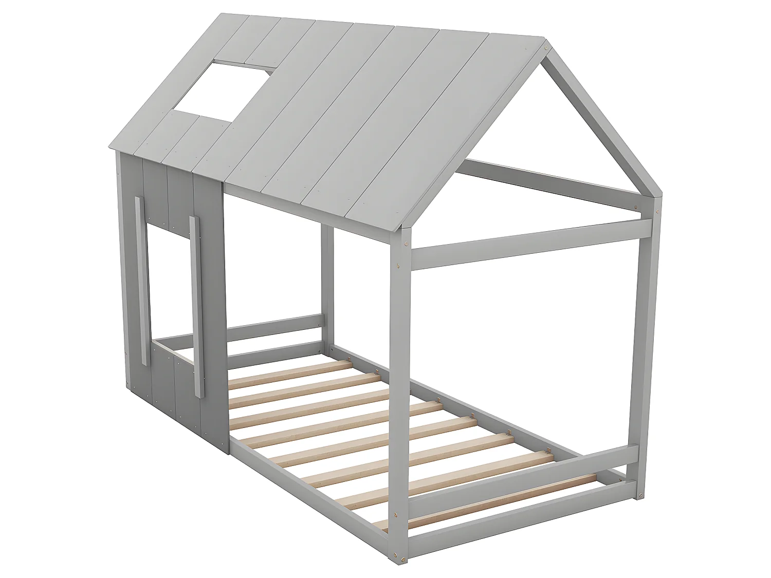Lit cabane - 90 x 200 cm - Girs - Sweiko