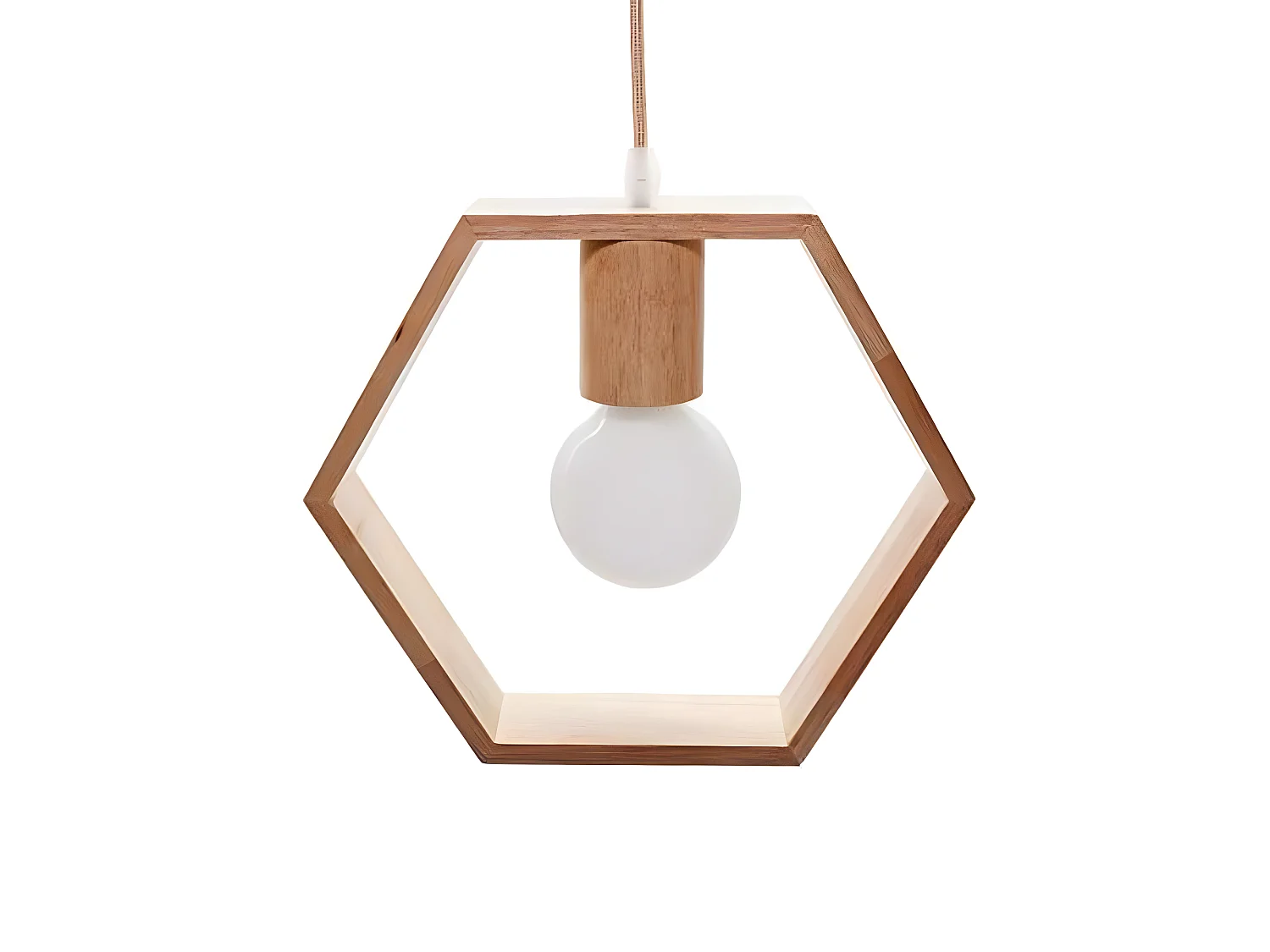 Industrieleuchten-Holzanhänger, 140 * 26 * 7 cm, aus Holz, ohne E27-Glühbirnen