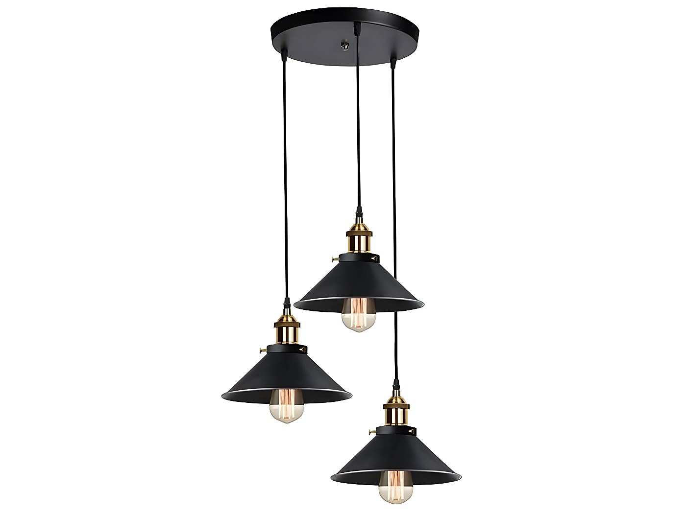 Planetitaly Lampadario A Sospensione Con Corda Vintage, Portalampada E27, Cavo 140 Cm, Design Minimal