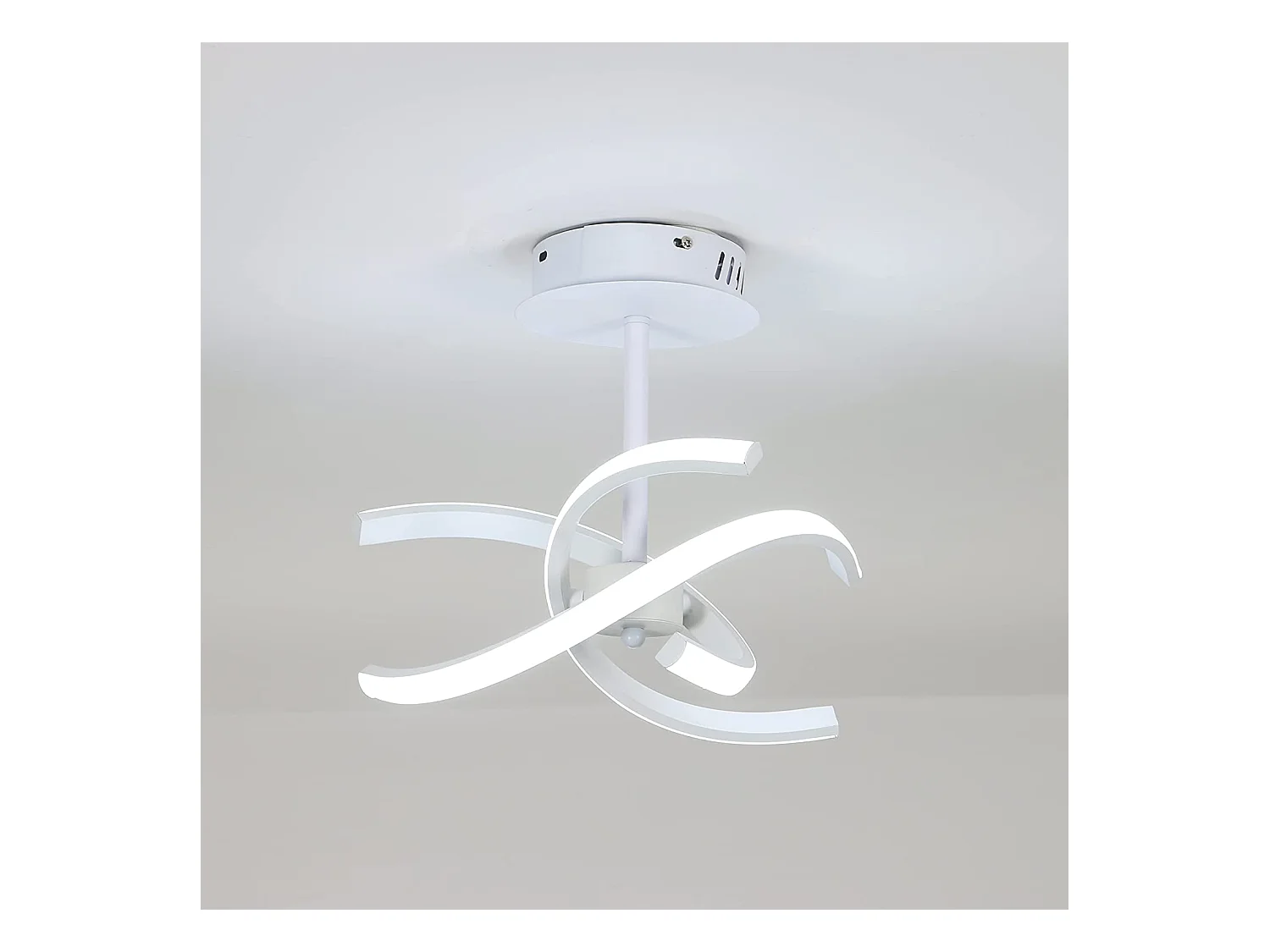 Plafonnier led moderne, 29*29*29cm, en aluminium, 26w 2925lm, lumière blanc