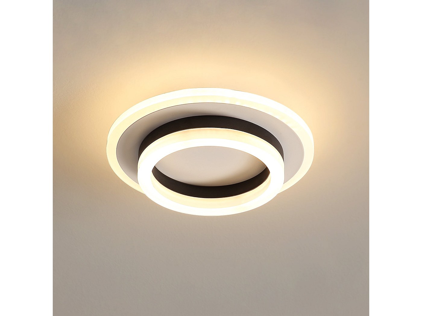 plafonnier led moderne, lampe de plafond 24w, 20 cm plafonnier pour