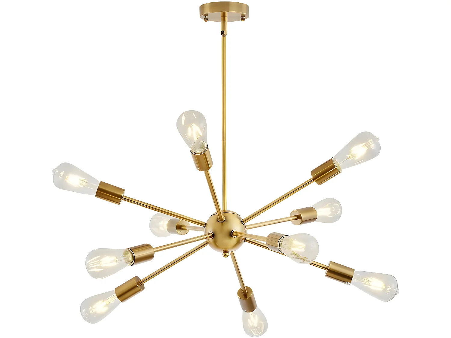 Moderner industrieller Vintage-Hängeleuchter, 85 * 85 * 120 cm, Aufhängung, ohne E27-Glühbirne