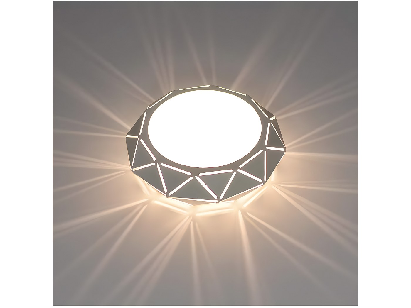 LED moderno de techo de polígono polígono 22*22*5 cm, montaje de ...