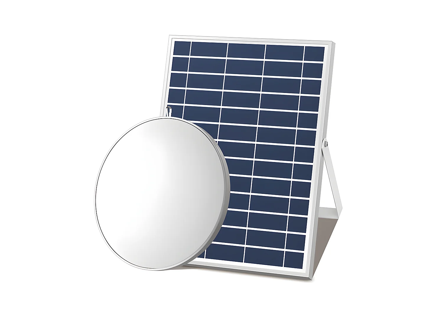 Lámpara solar interior al aire libre, LED solar de techo 90, 16*16*3.7 cm, IP65 impermeable