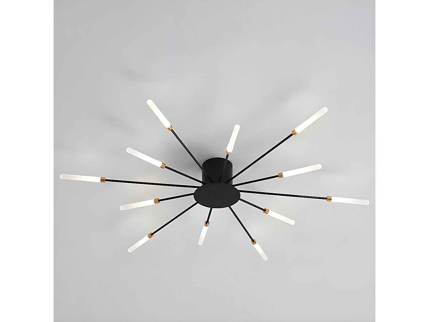 Plafonnier GBLY Vintage Noir : 4 Ampoules Spot Rétro E27 Lampe de Couloir Orientable à 350° Spots de Plafond en Métal Plafonnier Intérieur Industriel pour Couloir Cuisine Entrée Salon Chambre