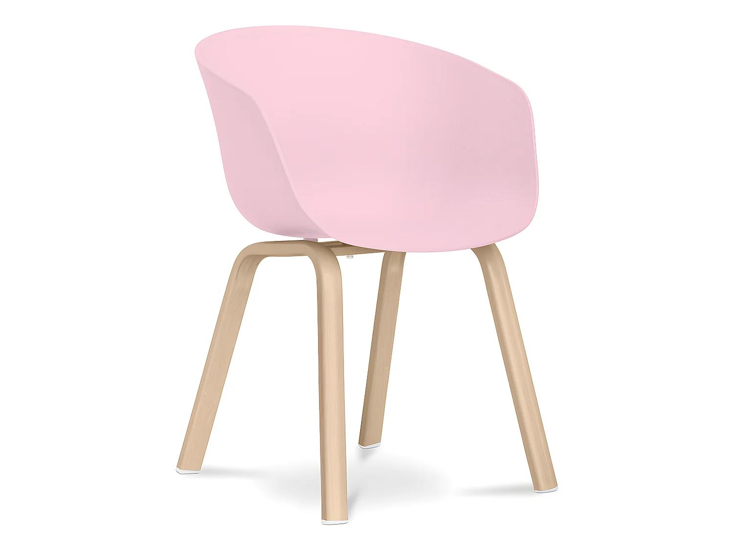 Chaise Heylys design scandinave - Mat Rose pâle