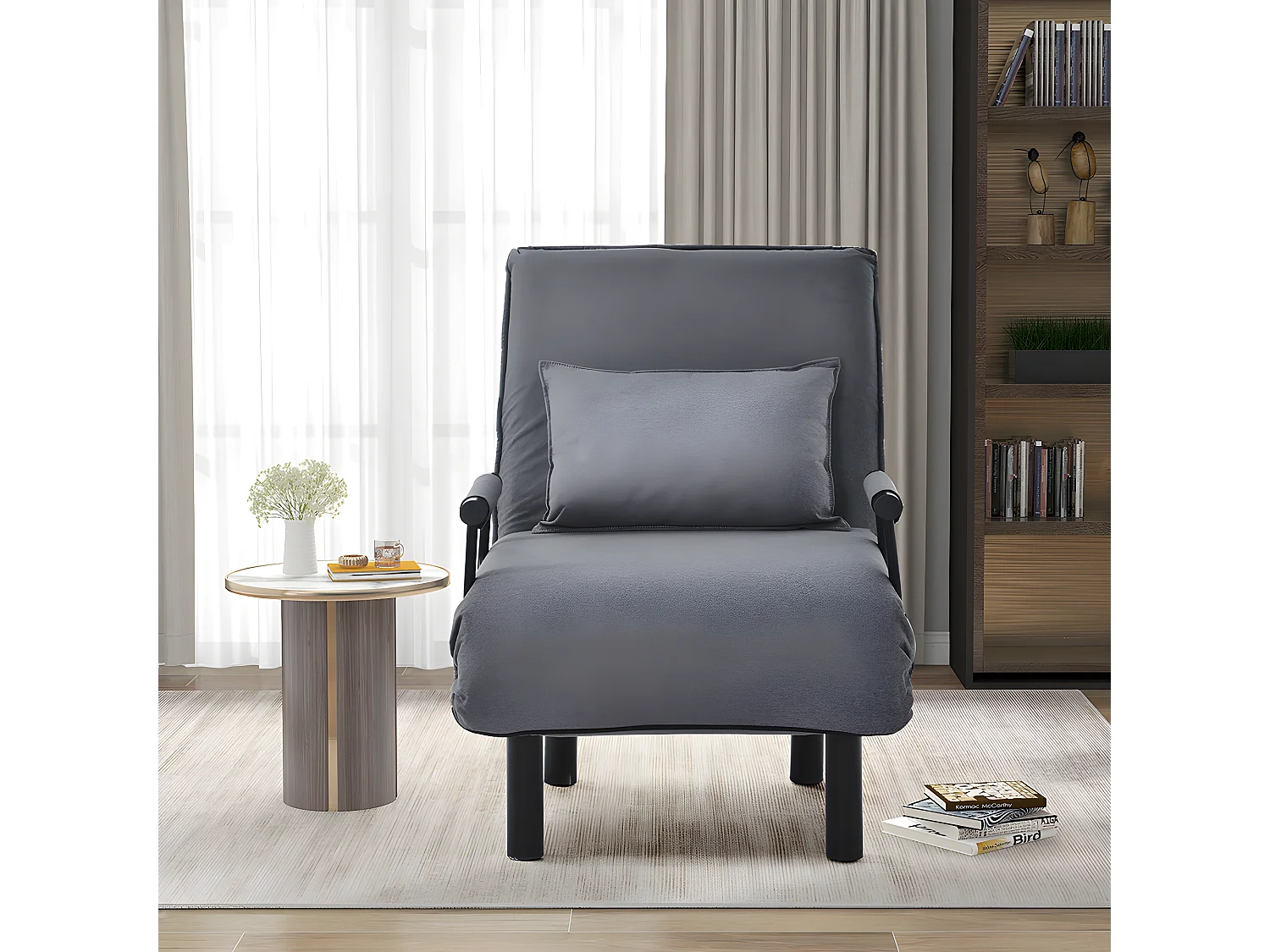 Fauteuil relax en tissu - Girs - Sweiko