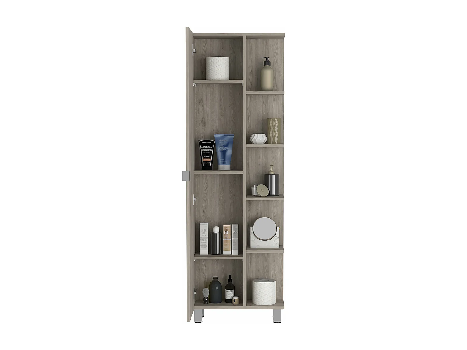 Meuble d'angle de bain Urano, à 5 étagères