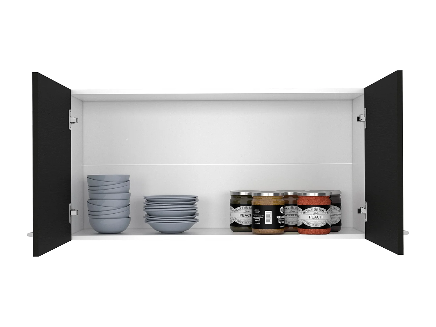 Mueble de Pared para Cocina Nápoles, con dos puertas , 49.02 cm  X 99.82 cm  X 32 cm  , Multicolor