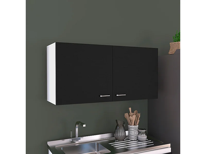 Mueble de Pared para Cocina Nápoles, con dos puertas , 49.02 cm  X 99.82 cm  X 32 cm  , Multicolor