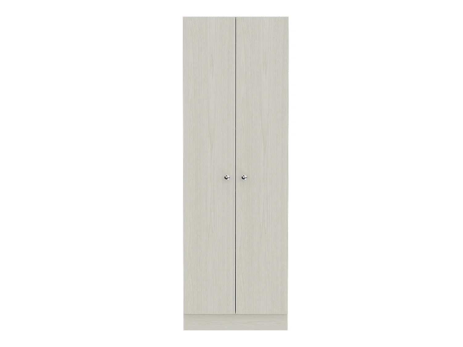Armario Multifuncional Z 60, con dos puertas y estantes internos , 180.59 cm  X 59.94 cm  X 29.97 cm  , Beige