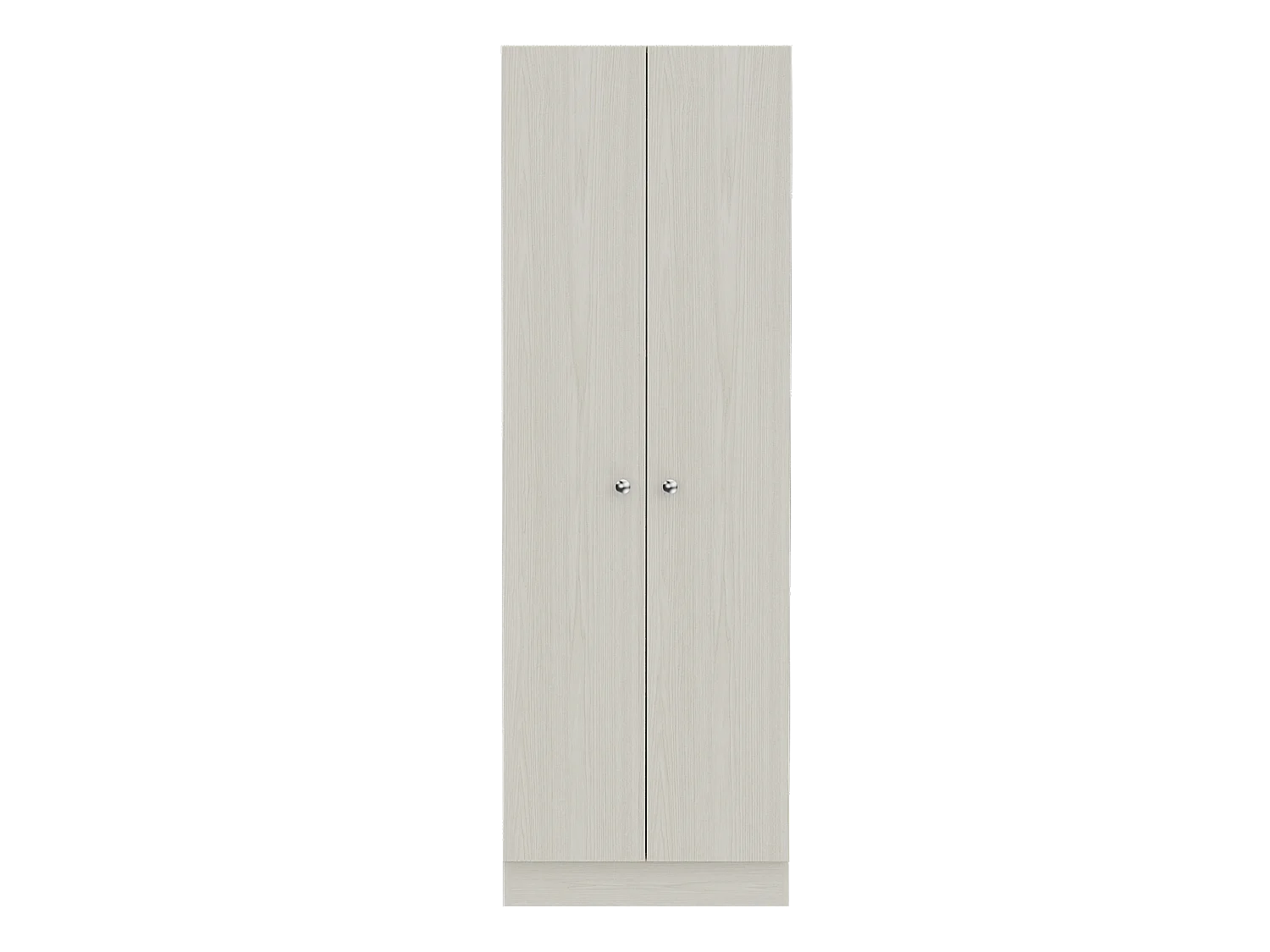 Armario Multifuncional Z 60, con dos puertas y estantes internos , 180.59 cm  X 59.94 cm  X 29.97 cm  , Beige