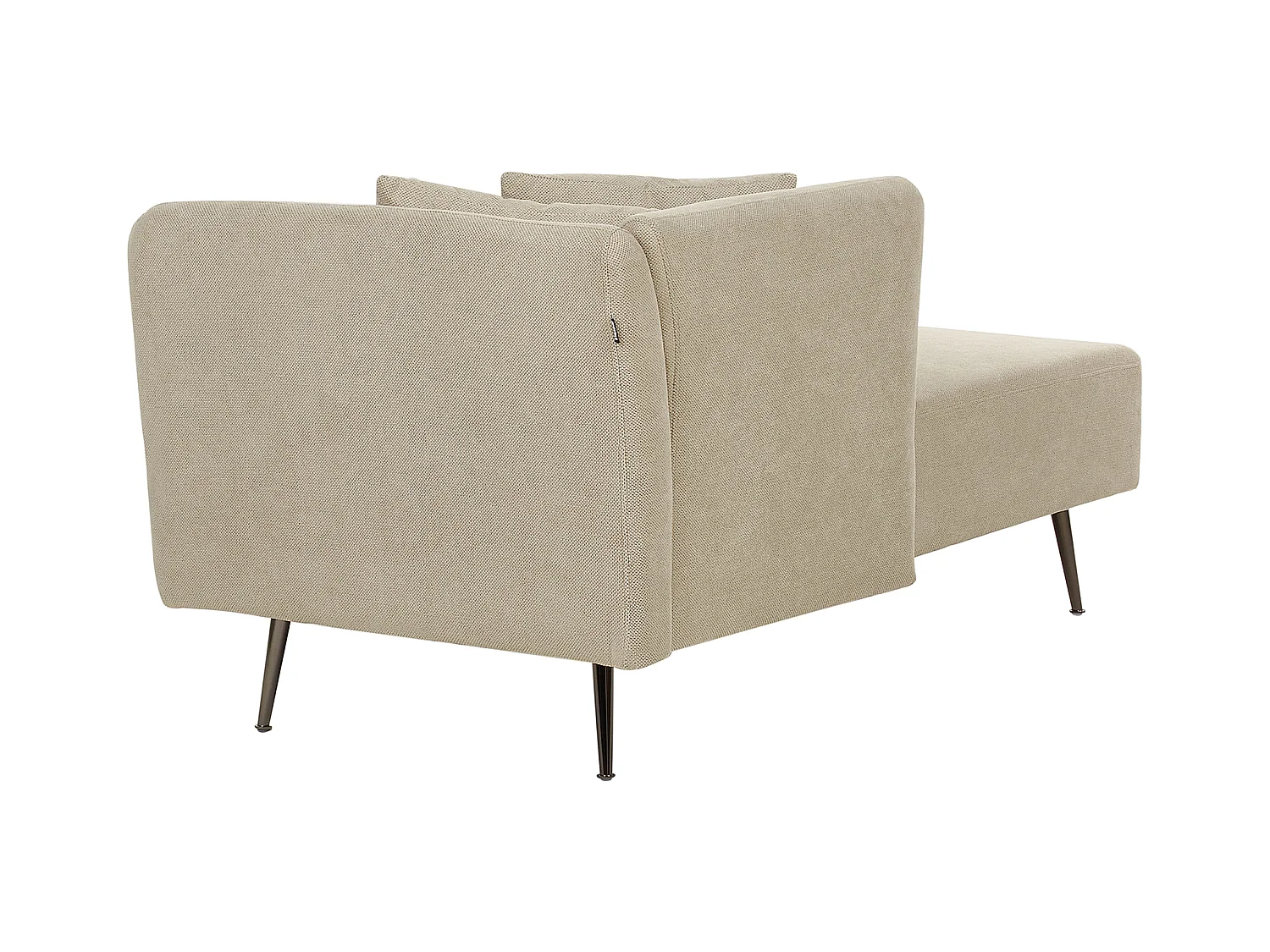 Rechtsseitige Chaiselounge RIOM Stoff Beige