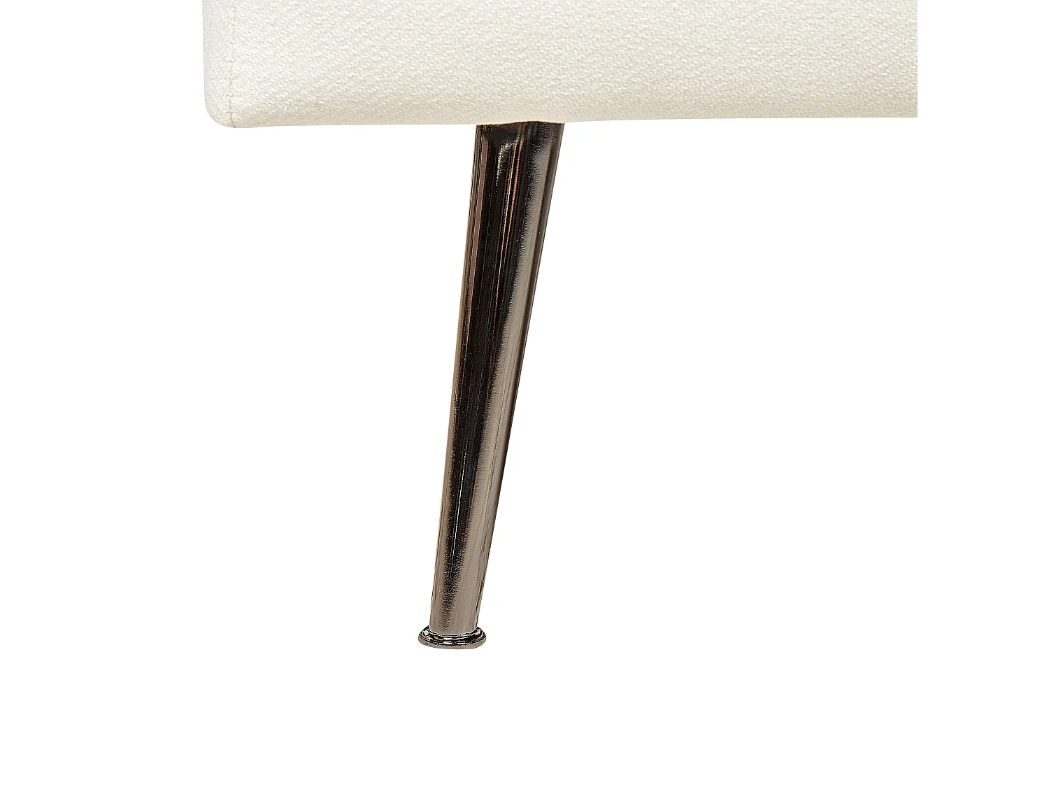 Chaise longue côté droite RIOM Tissu Blanc