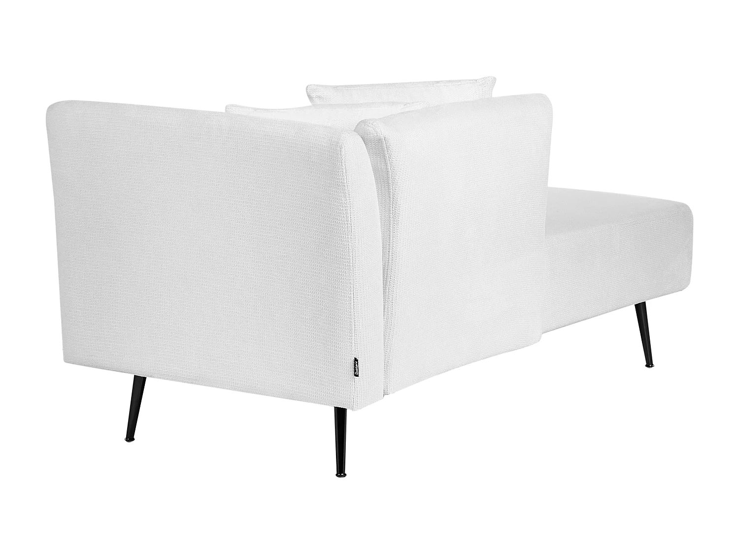 Chaise longue versione destra RIOM Tessuto Bianco sporco