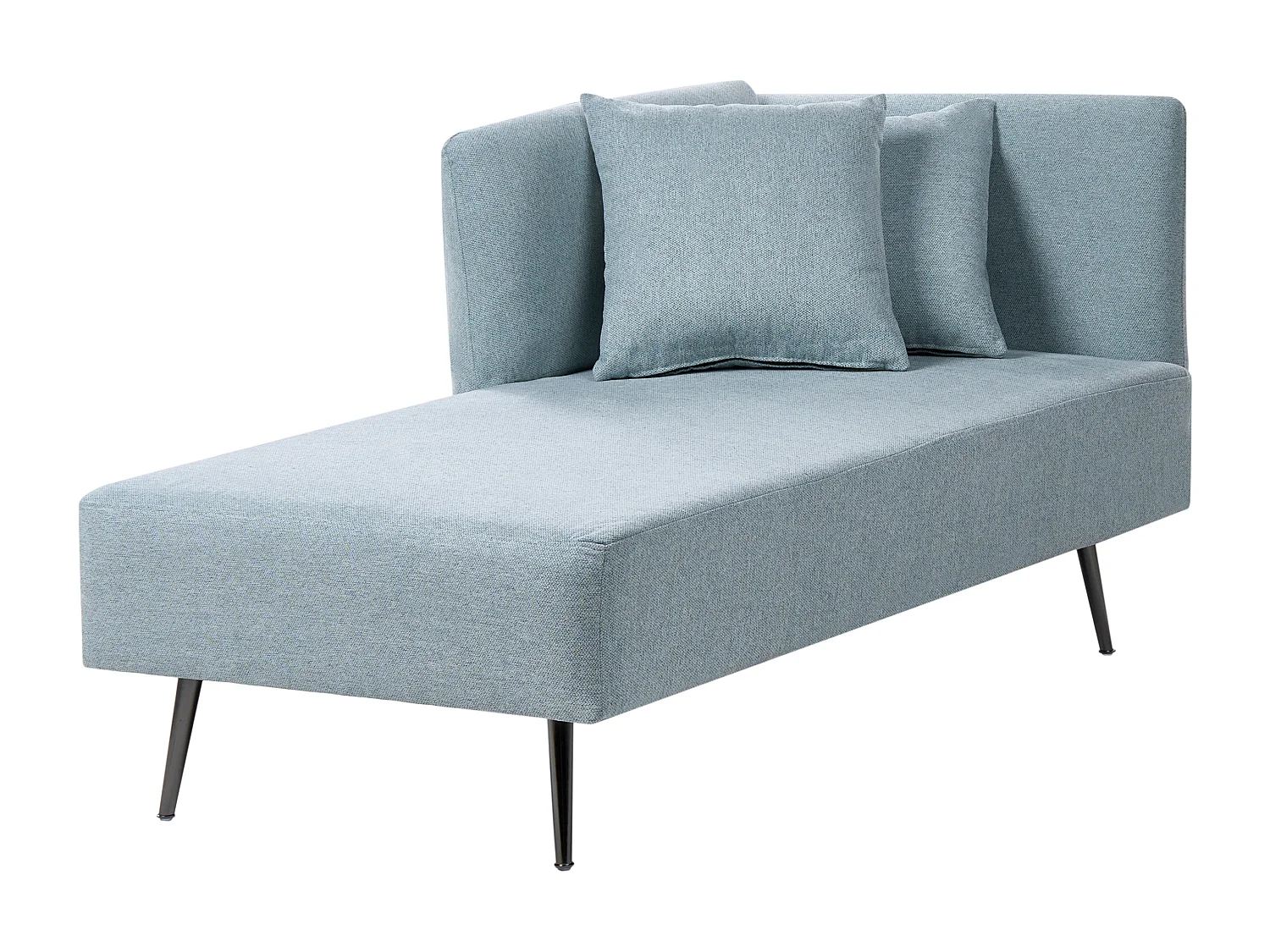 Chaise longue derecho RIOM Tela Verde menta