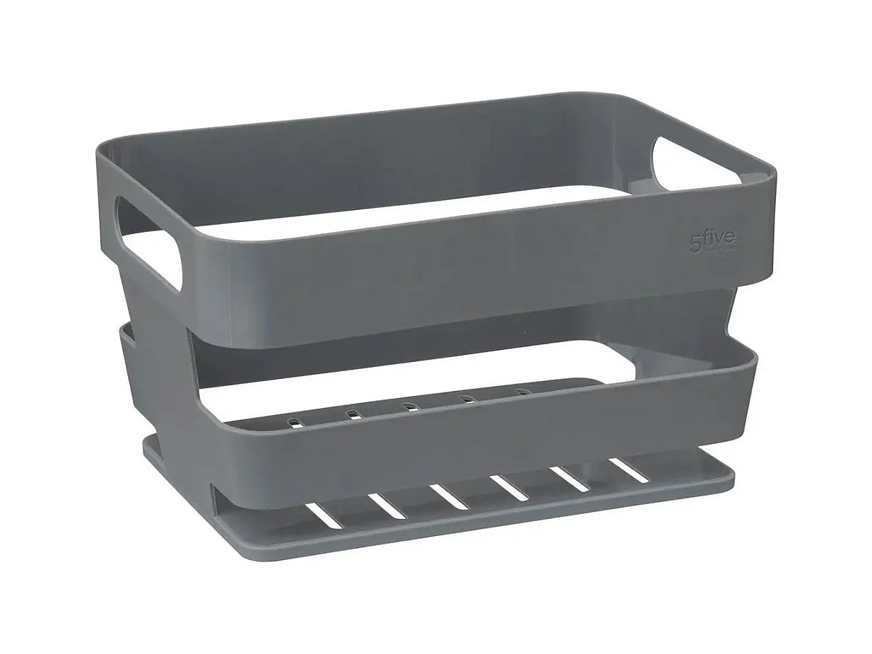 Panier de Salle de Bain "Bath'n Store" 28cm Gris