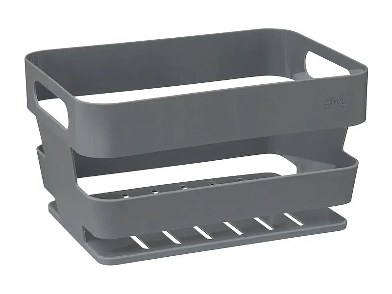 Panier de Salle de Bain "Bath'n Store" 28cm Gris