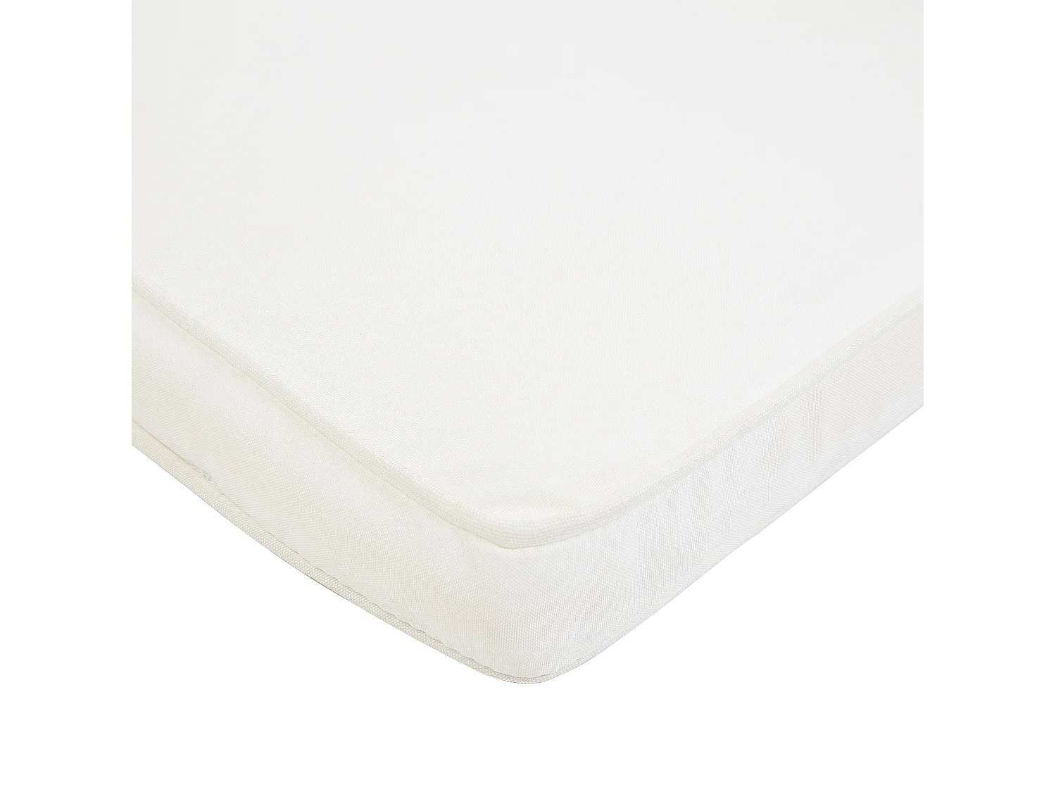 Lettino Prendisole con Cuscino AMANTEA Legno d'acacia Bianco sporco