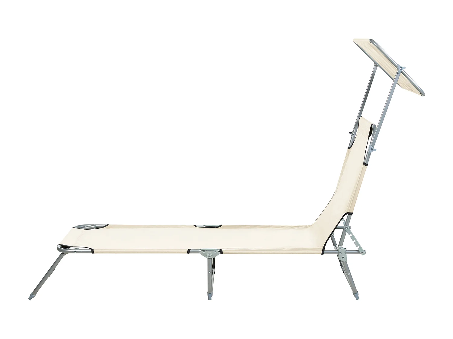 Transat FOLIGNO II Métal Beige clair Beige