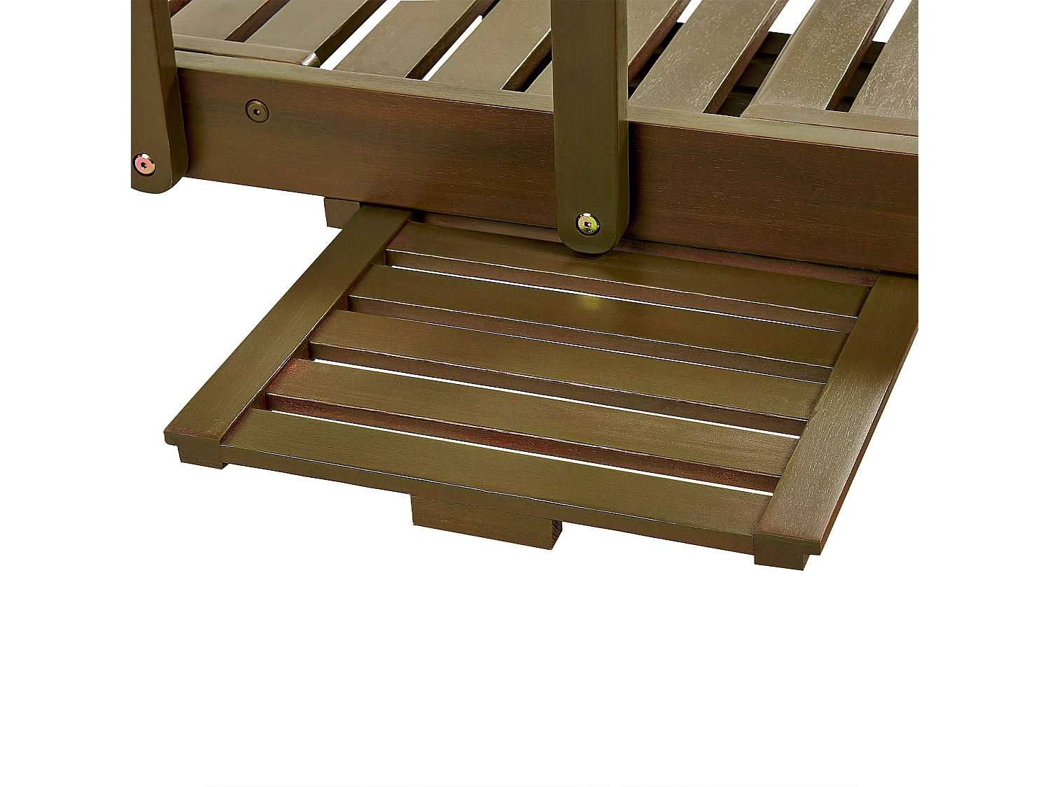 Tuinligstoel Hout Blauw AMANTEA