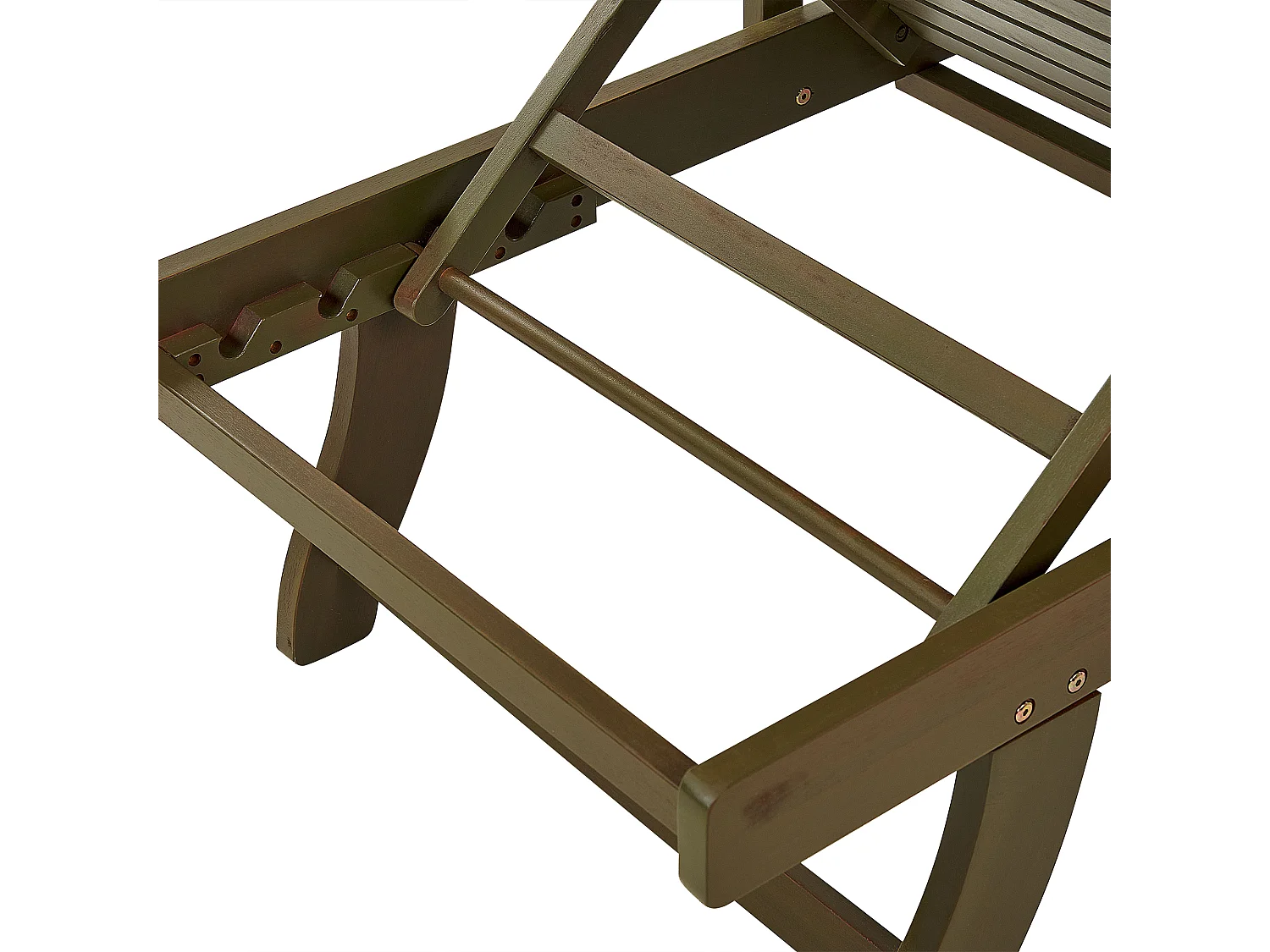 Tuinligstoel Hout Blauw AMANTEA